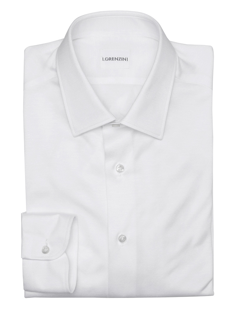 Plain jersey shirt - Slim fit - LORENZINI e-commerce